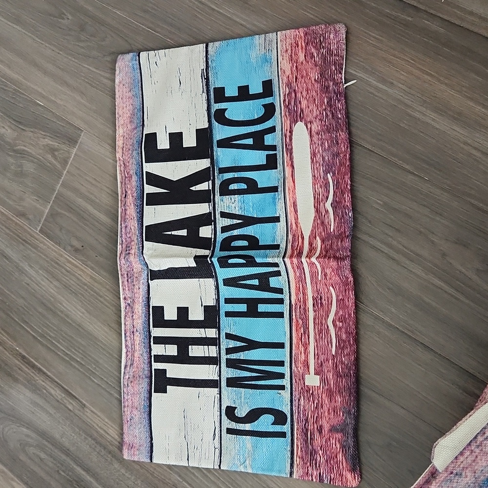 Lake pillow covers 19.75"x11.75"